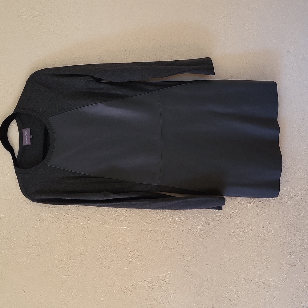 Michael Stars Shantelle Leather front dress